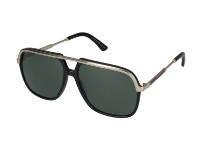 GG0200S 001 black gold green 57.00 / 001 black gold green