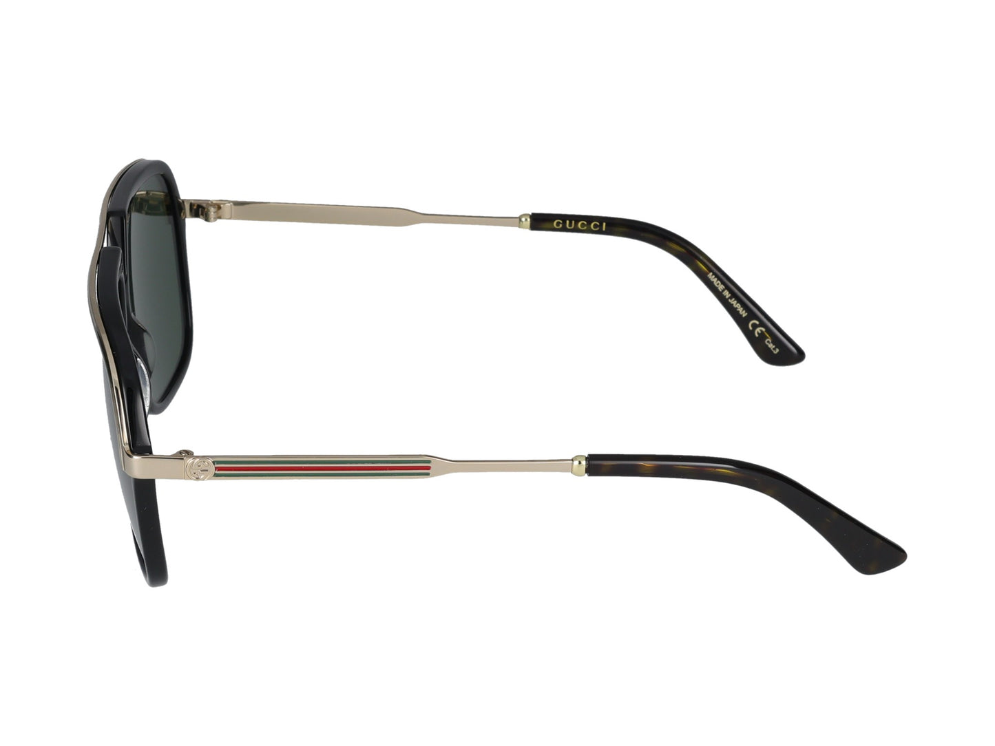 GG0200S 001 black gold green 57.00 / 001 black gold green