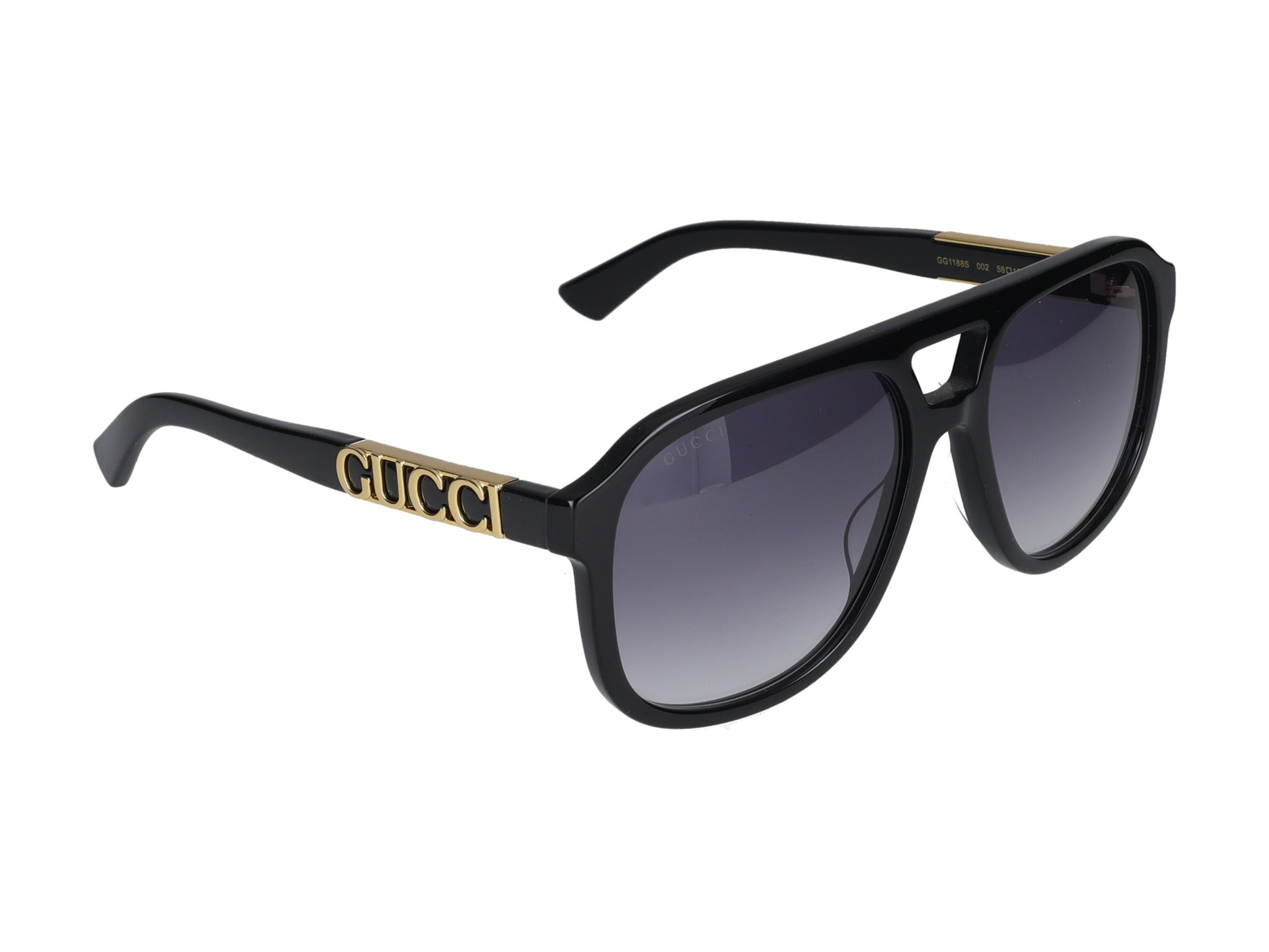 GG1188S 002 black black grey 58.00 / 002 black black grey